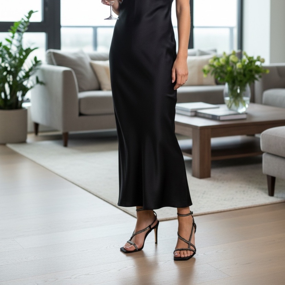 Jimmy Choo Strappy Black Heels